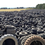 Stockpile tyres